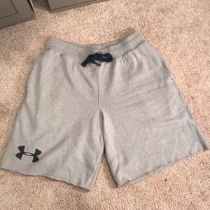 Under Armour grey sweat shorts Large